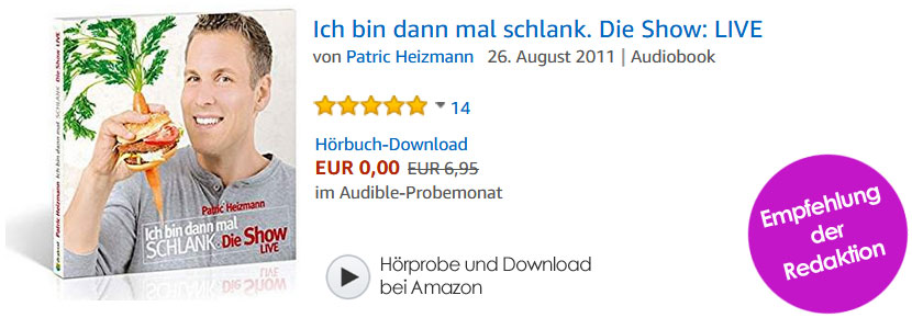Hörbuch: ich bin dann mal schlank